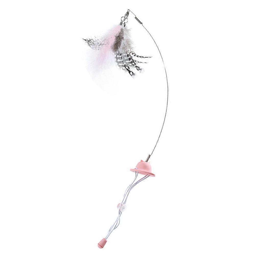 Interactive Cat Teaser Wand for Indoor Kittens – Durable Creative Design to Keep Cats Active and Happy, Includes One Attachment