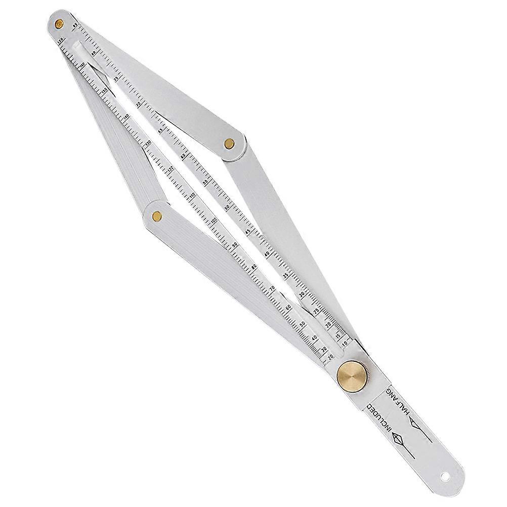 Angle Tool MultiFunctional Angle Measuring Ruler For Construction Professionals 38x16cm 1Pcs