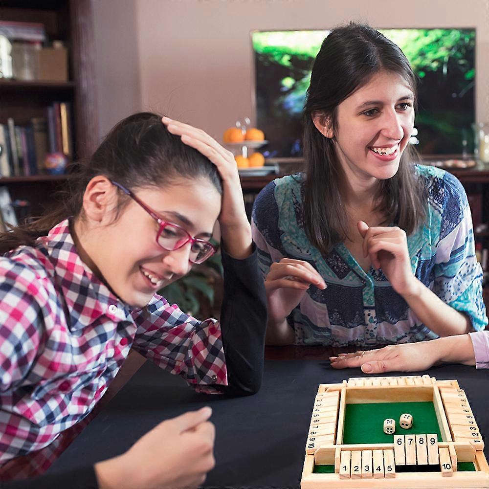 Four Side Flop Game Number Parent-child Board Bar Party Leisure Math Four-person Digital Game Toys