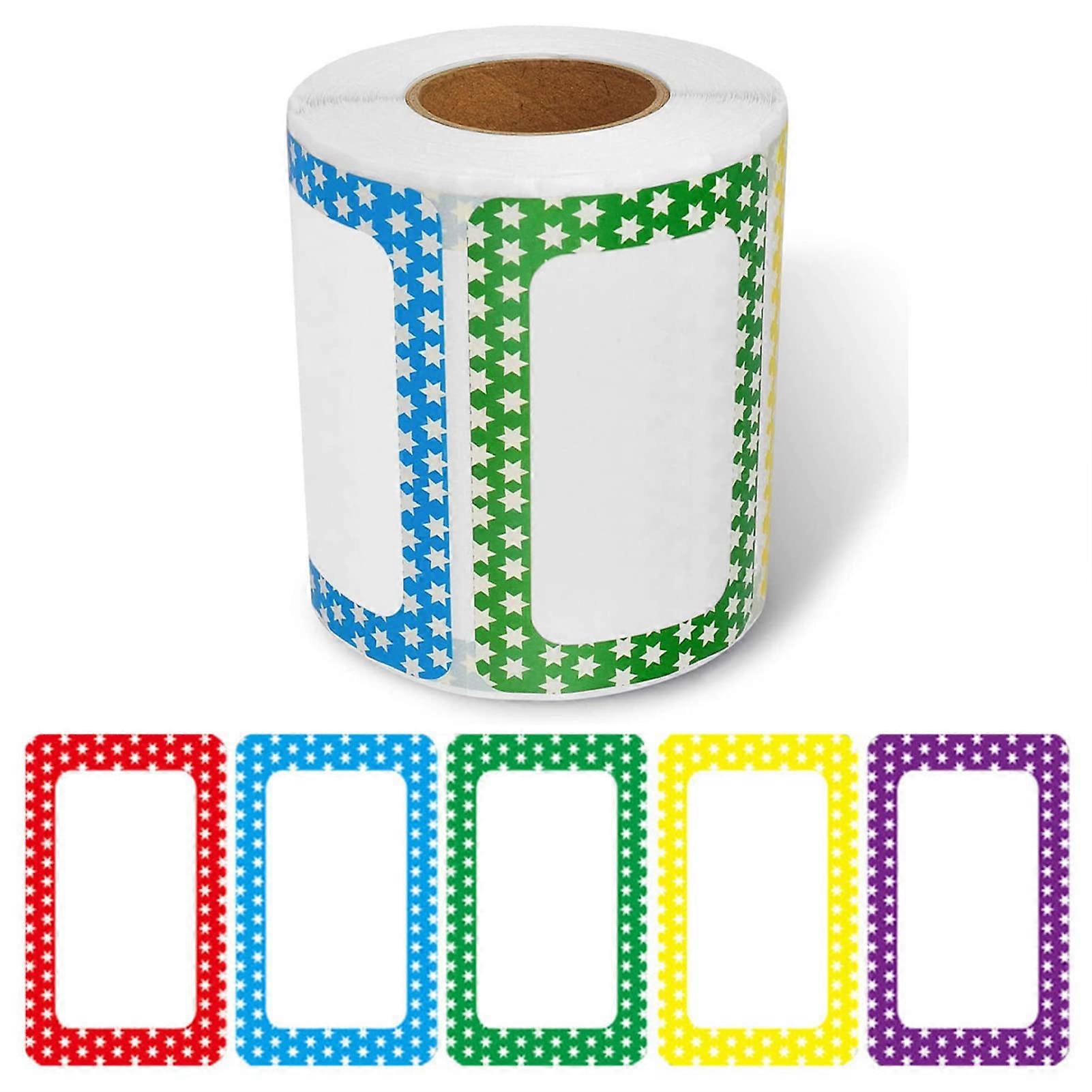 Name Tag Stickers, SelfAdhesive, Color Coding Labels, 150 pcs