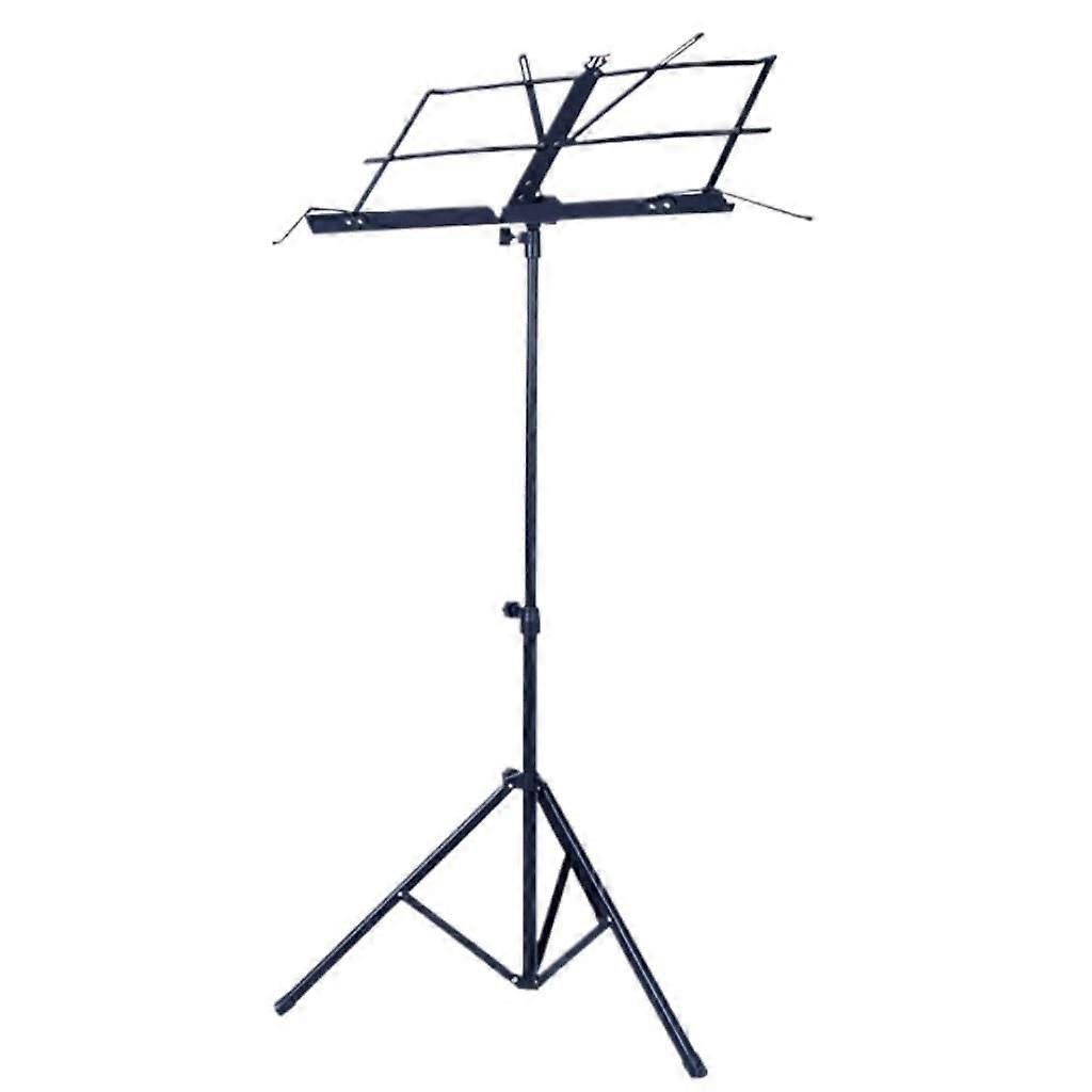 Music Stand Small Music Stand Foldable and Practical Music Stand for Erhu, Guitar, Guzheng, Violine, Ukulele, Musical Instrument, Performance Black A