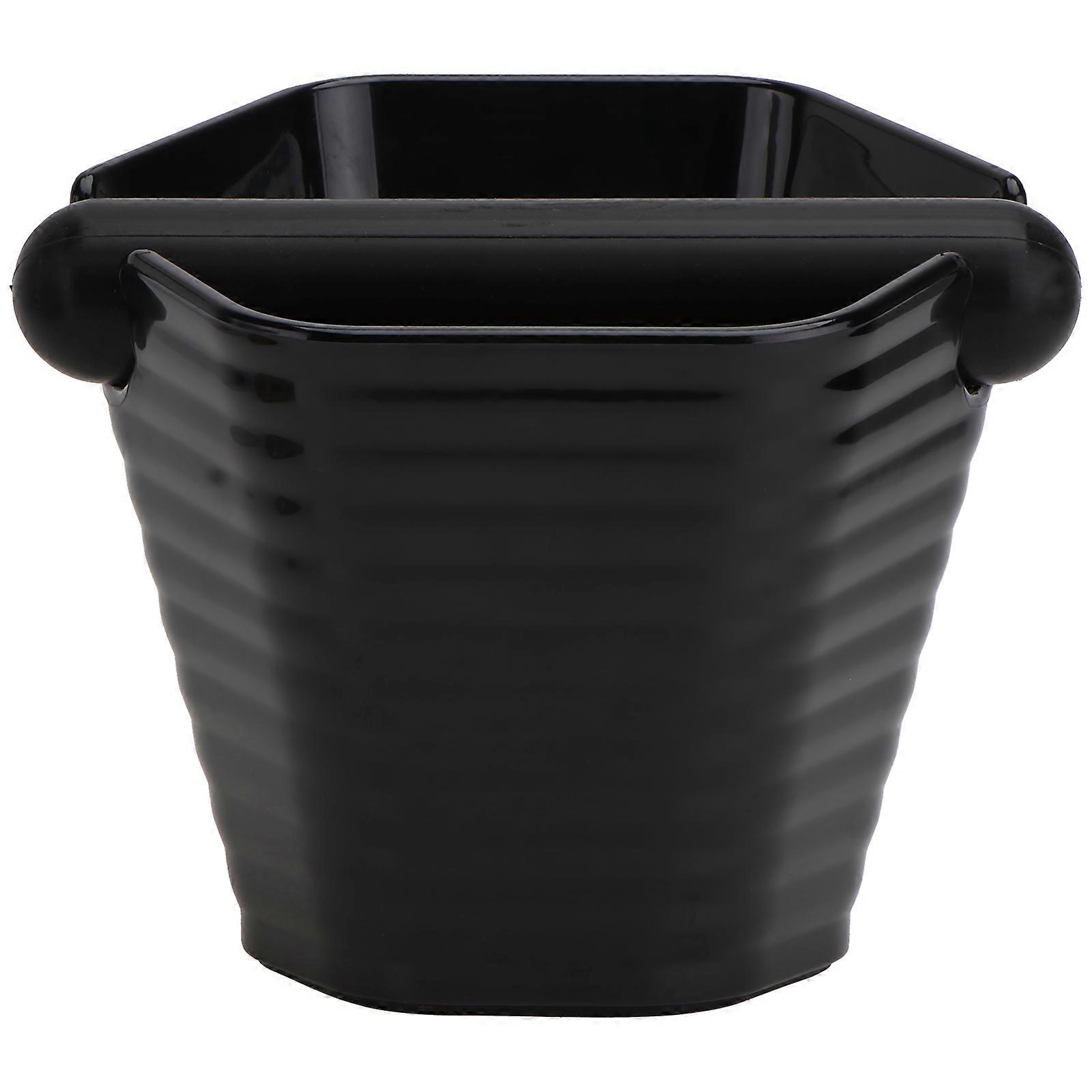 Coffee with AntiSlip Bottom for Storage Use Black ABS Material 1pc