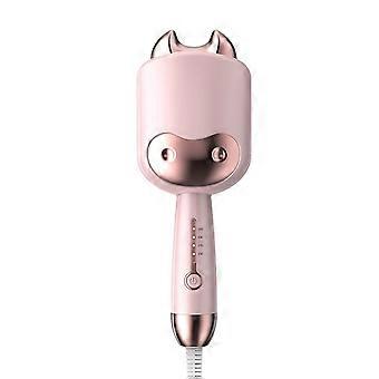 Cow Shaped Curling Iron Wand Professional 1.3 Inch Temperature Adjustable Electric Hair Curler Styling Tool PinkYMMR)