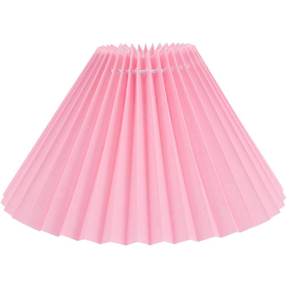 Pleated Fabric Shade Lampshade Replacement Light Cover For Chandelier Table Wall Floor Lamp Soft Light Diffusion 1Pack