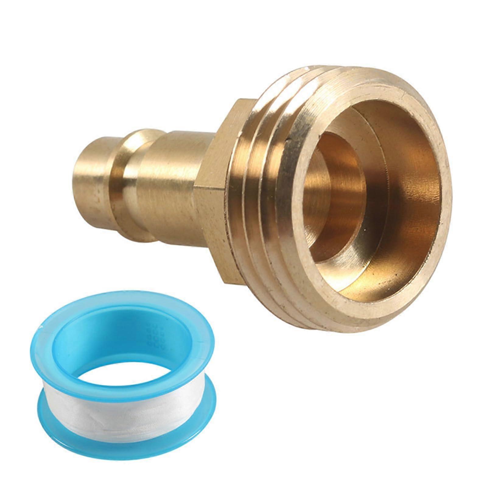3/4 Inch Brass Hose Quick Connect - Multifunctional Hose for Easy Installation and Efficient Water Connection