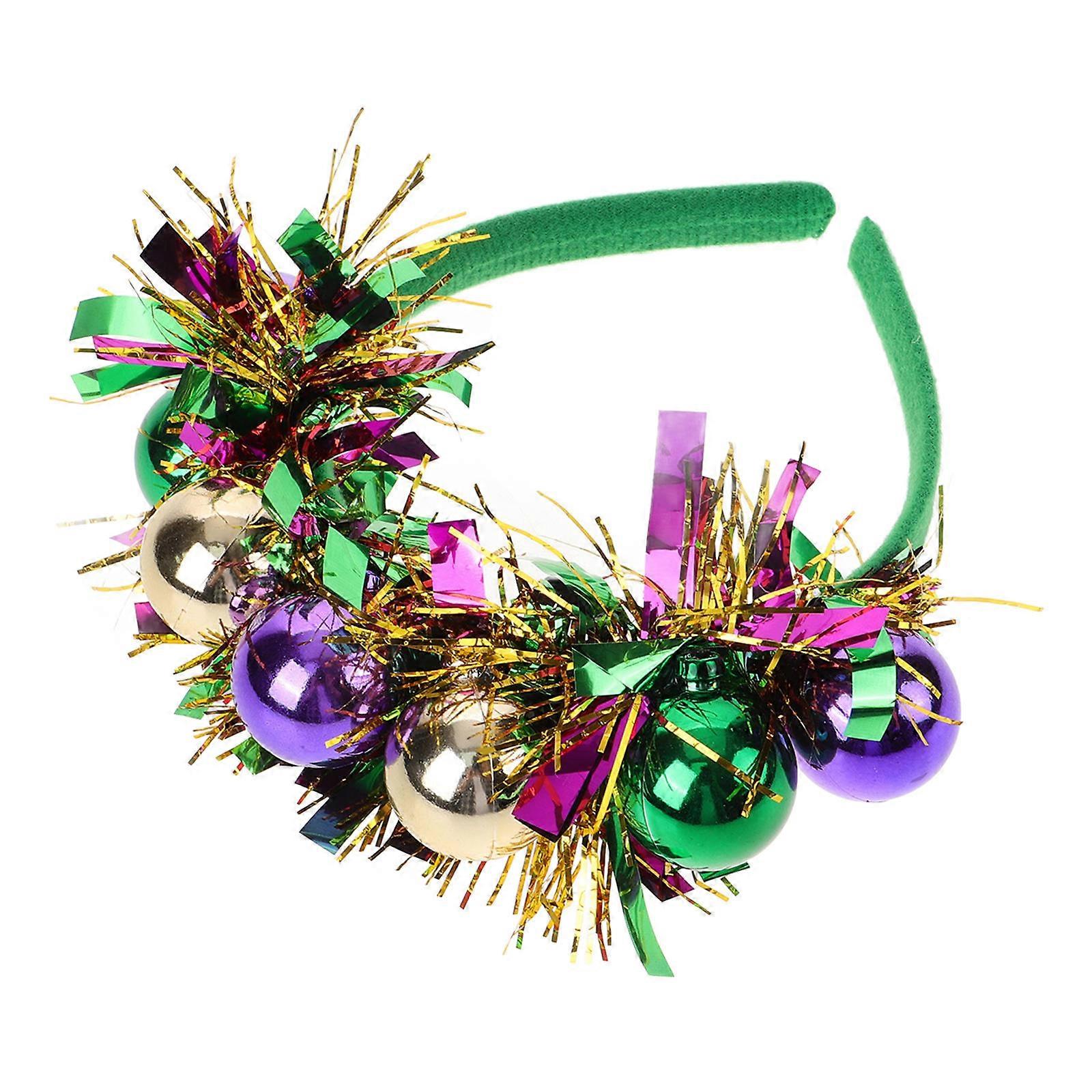 Party Supply Headband Green Color Girls Non-slip 16.50X16.50X2.50CM Smooth Surface 1Pack