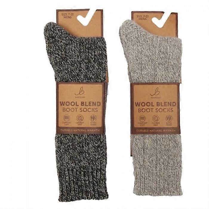 Chaussettes de botte d'extérieur en laine pour hommes Une paire taille 7-11