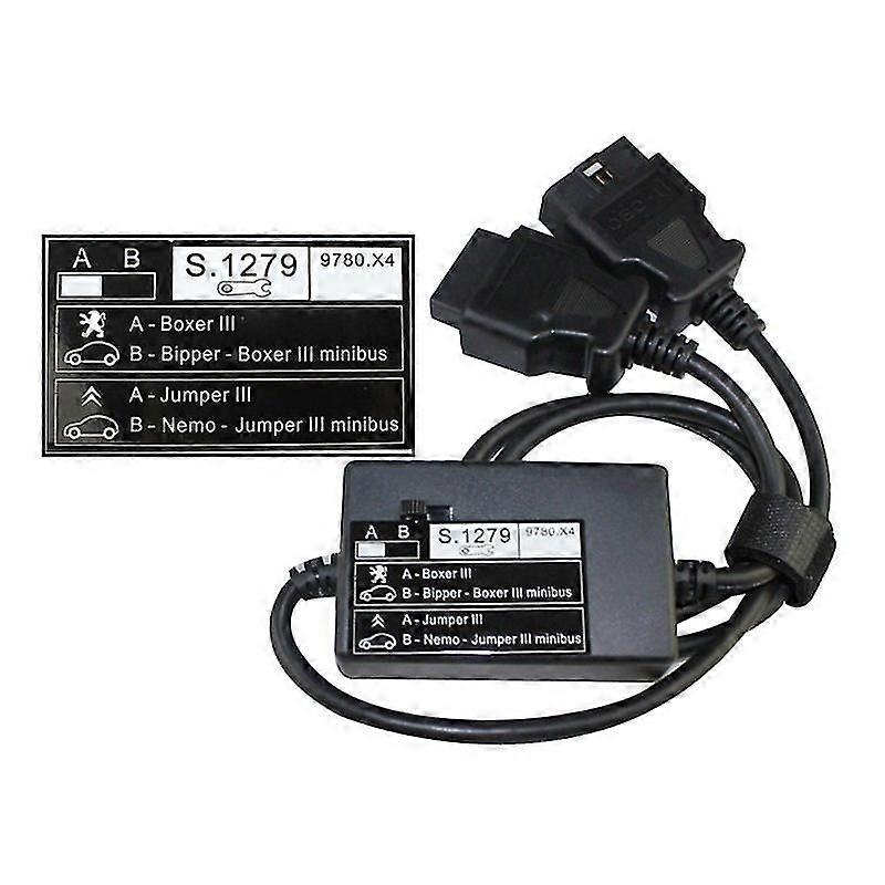 وحدة S.1279 ل Pp2000 Lexia3 بيجو سيتروين سيارة تشخيص كابل Obd-ii محول موصل الحبال