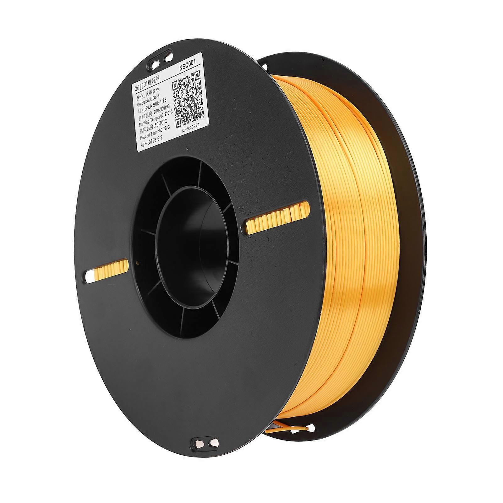 1.75mm 3D Printer Filament Single Color 40 to 500mm/s PLA Filament for Prototyping Manufacturing 1KG 340M
