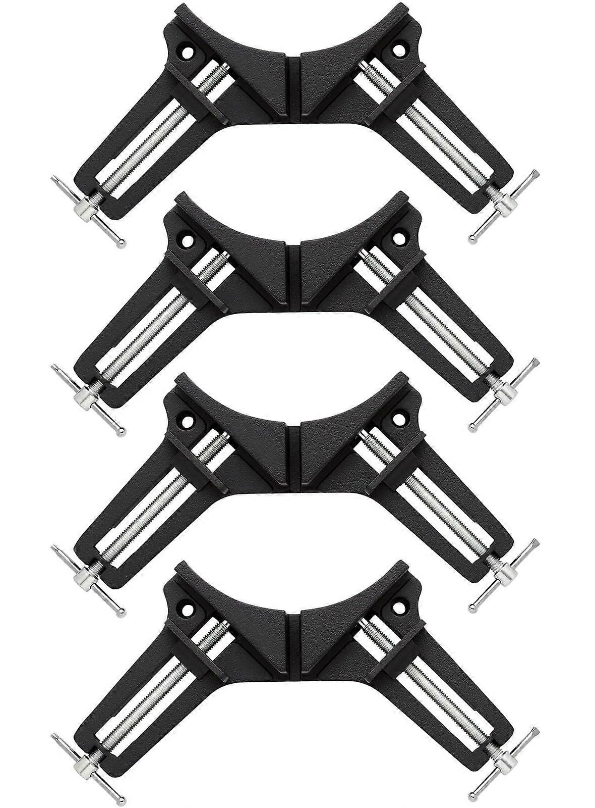 Angle Tensioner 90 Degree Adjustable Clamp Aluminium Right Angle Corner Clamp For Picture Frames 4-Piece Set