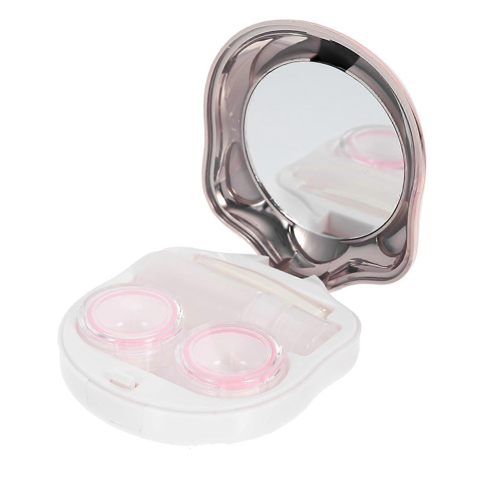 Plastic Contact-lens Case for Travel and Daily Use 1 Set