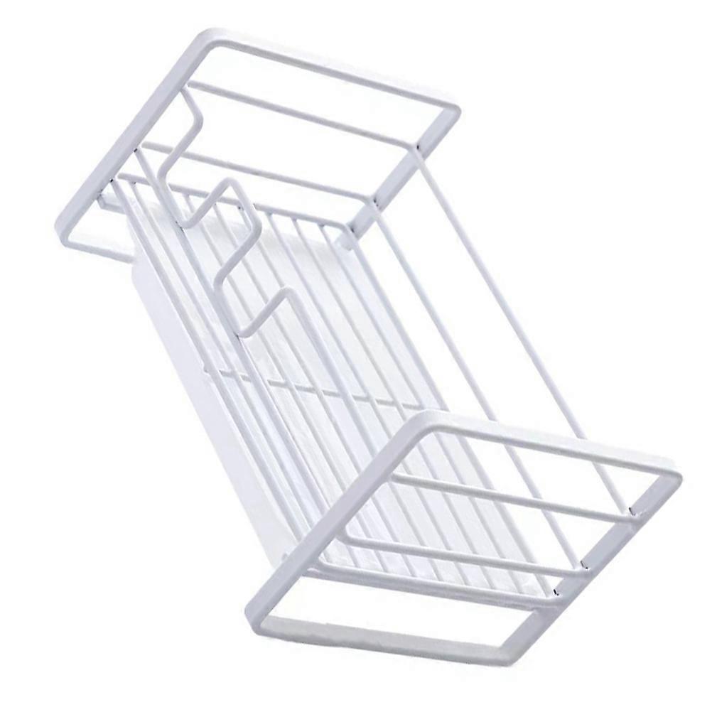 Sink Organizer Rack For Kitchen Dish Sponge Holder Space-Saving Open And Hollow Bottom Design 1Set