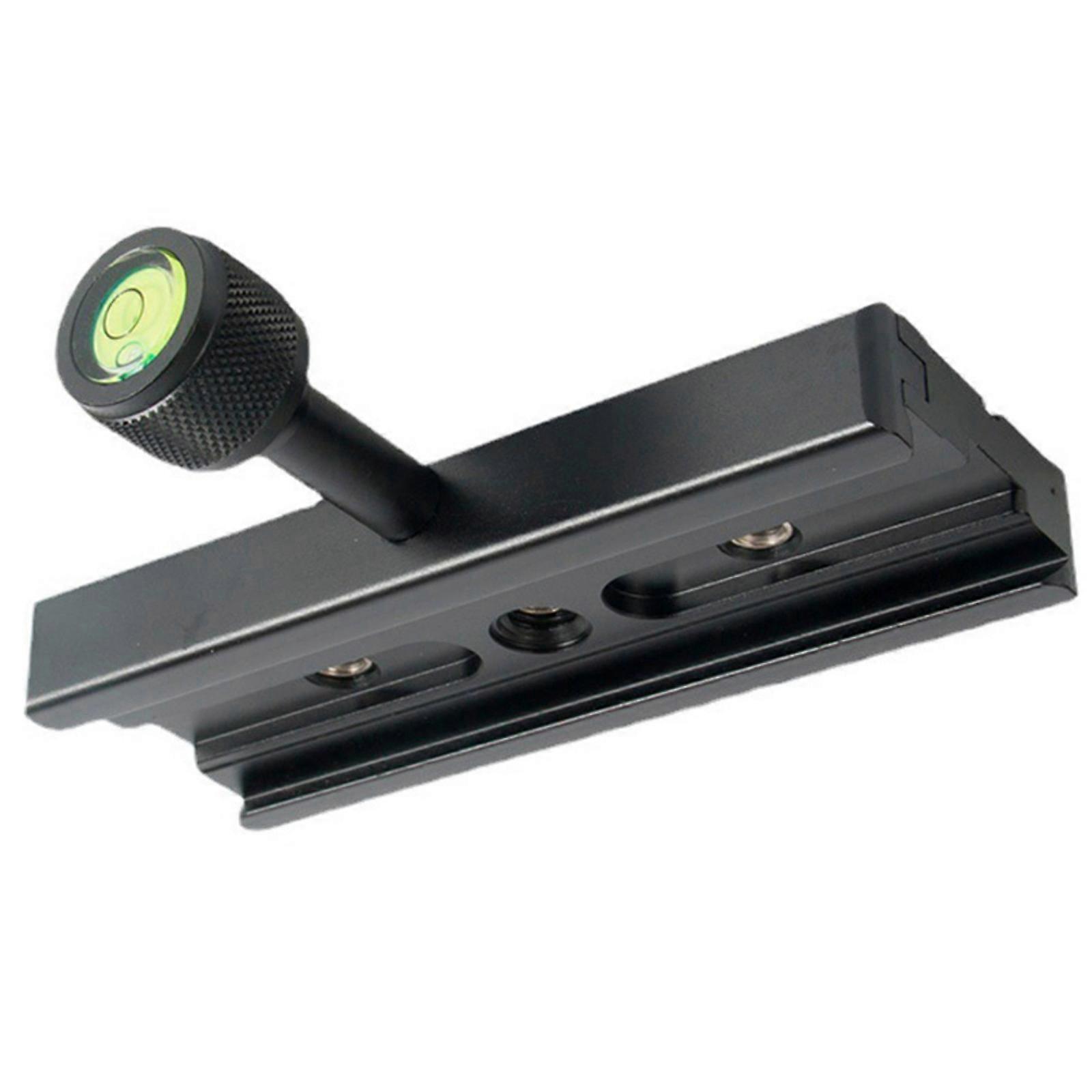 Precise 120mm Quick Release Plate Clamp for DSLR Camera Tripods and Stabilizers Ensures Secure Mounting Multicolor