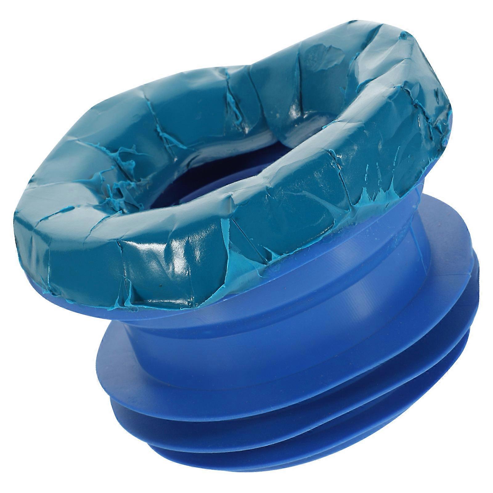 Rubber Toilet Bowl Sealing Ring Odorproof Leakproof Bathroom Installation Drain Pipe Floor Connection Safe Rubber Materials 1Pack