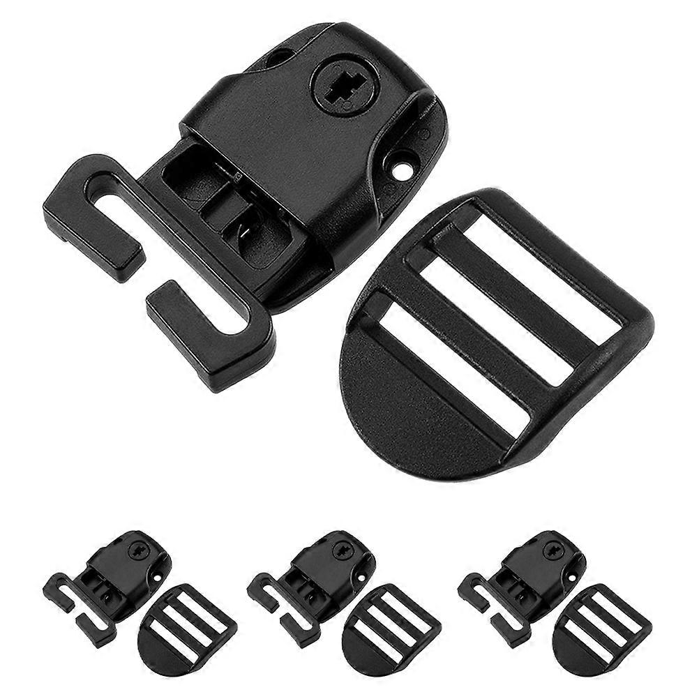 Black Plastic Hot Tub Cover for Secure Latch Solution with 4 Pieces