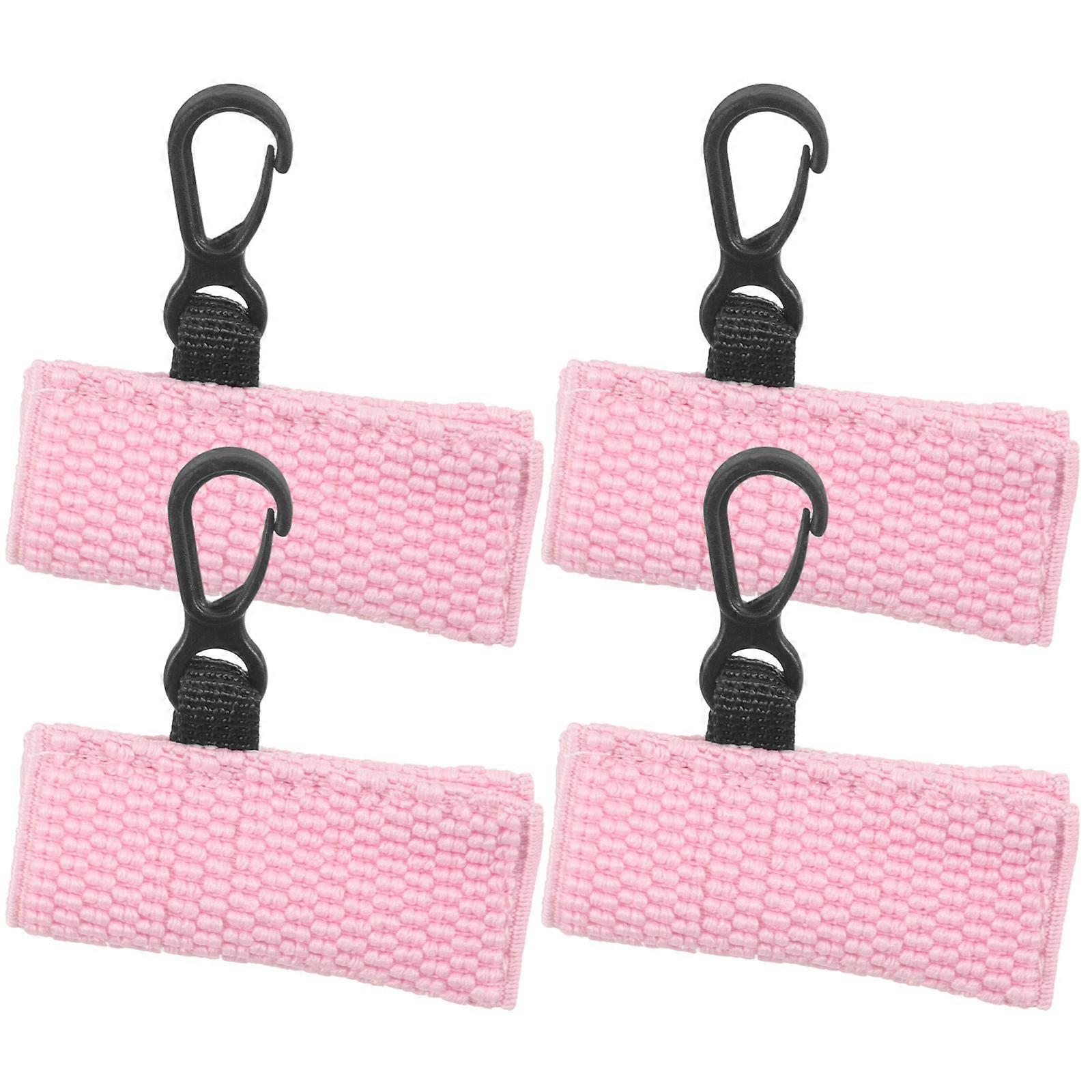 4pcs Cute Lipstick Keychain Holders for Lip Gloss – Portable Lightweight Design for Women’s Purses