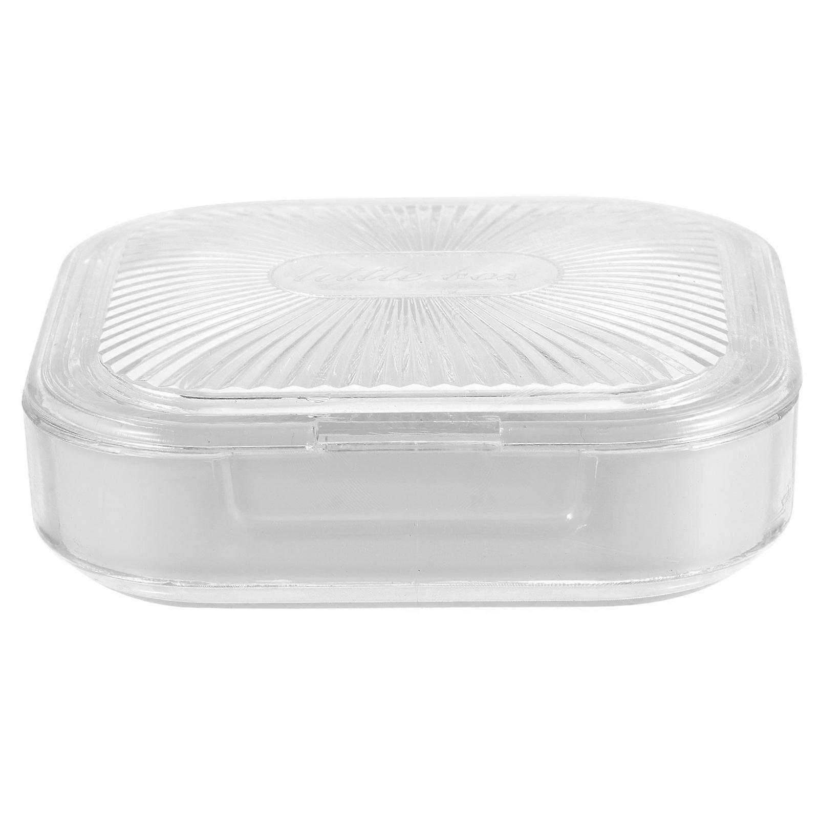 Denture Box Denture Storage Box Portable Retainer Case Denture Box with Lid for Storage
