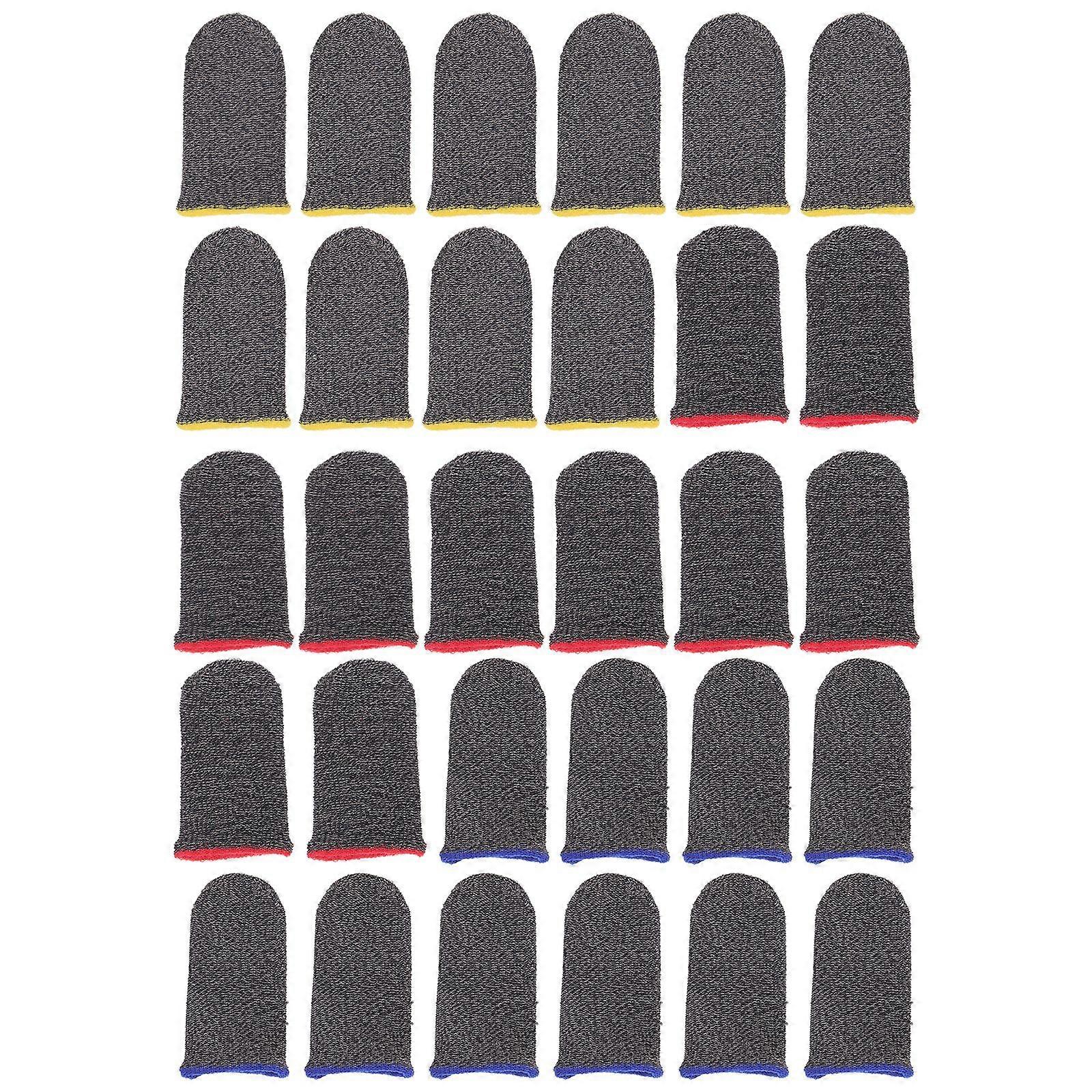 30pcs Comfortable Game Playing Use Finger Sleeves Practical Finger Covers