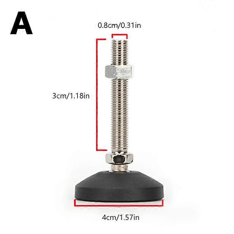 1PC Protector Adjustable Nylon Foot Pad Screw Furniture Support Legs Universal Shock Absorber