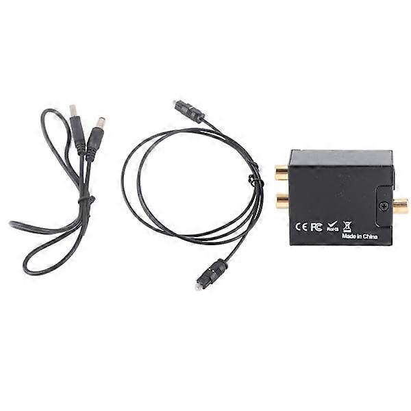 Digital to analog audio converter digital coaxial and optical to analog audio converter for TV computer