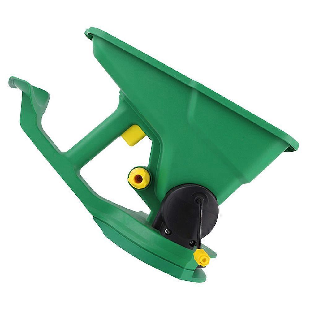 Manual Lawn Seeder Hand Crank Seeder Farmers Lawn Seeding Plastic Adjustable 1Pack