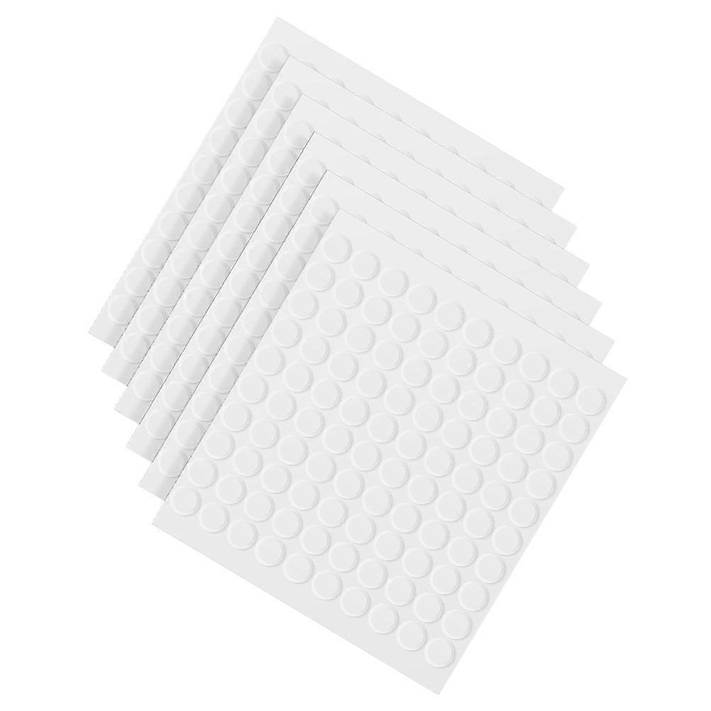 800Pcs Transparent Double Sided Adhesive Dots for Craft Use Strong Adhesion Acrylic Material