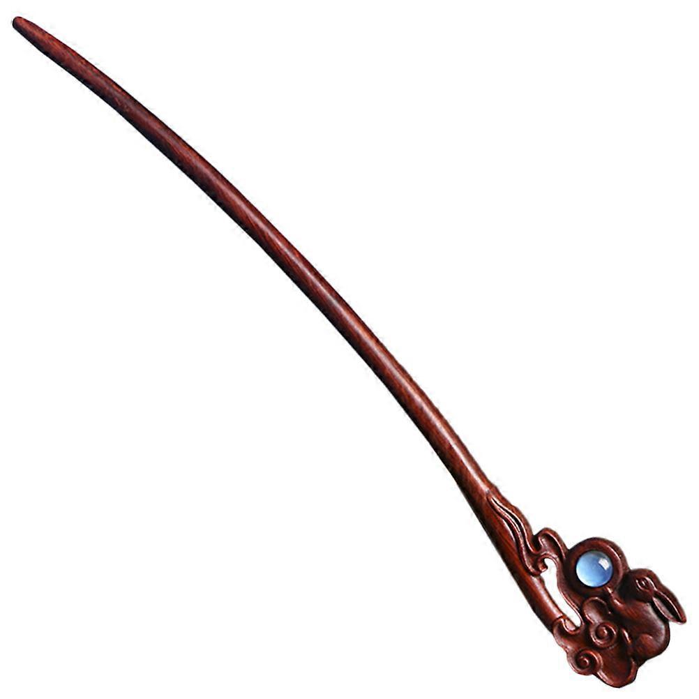 Vintage Rabbit Design Hair Stick for Women – Elegant Updo Hair Pin with Decorative Rabbit Pattern for Parties and Special Occasions