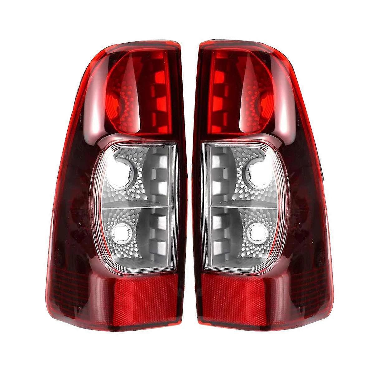 2 Pieces Auto Tail Lights Brake Lights Back Lights Without Bulb For Rodeo D-Max Pickup 2007-2012