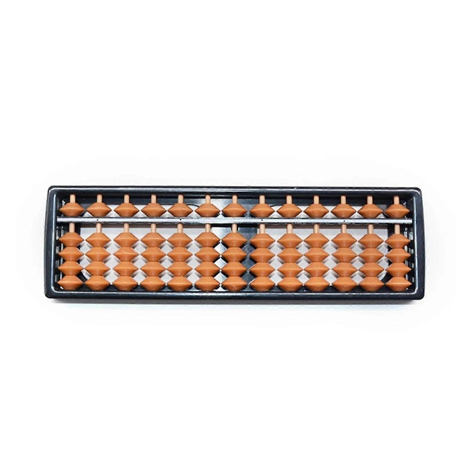 Tianwandong 17-Stellige Staebe Standard Abacus Calculator Counting Tool For Mathematics Beginners Model 413 Black