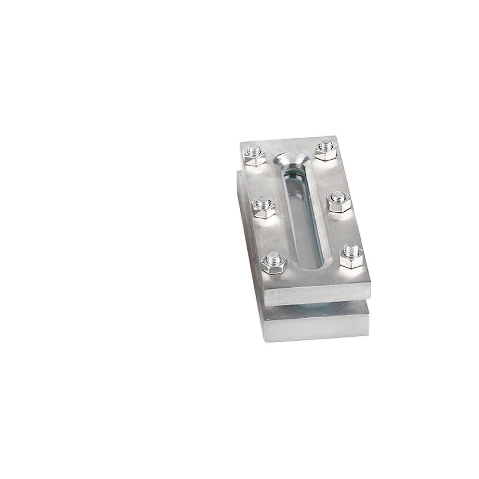 304 Stainless Steel Sight Glass Rectangular 250x80mm for Level Gauge, Butt-Weld, Observation Window