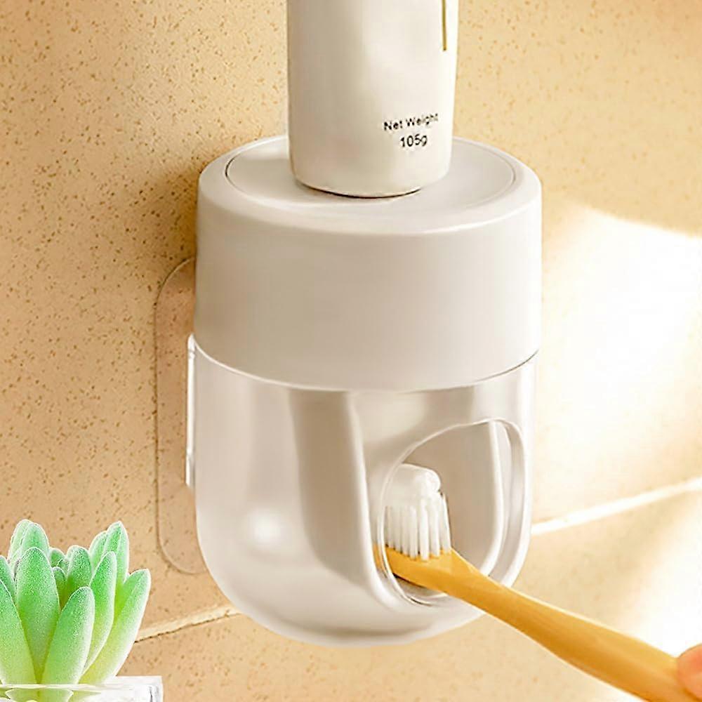 1pc  Toothpaste Dispenser Wall Mount Bathroom