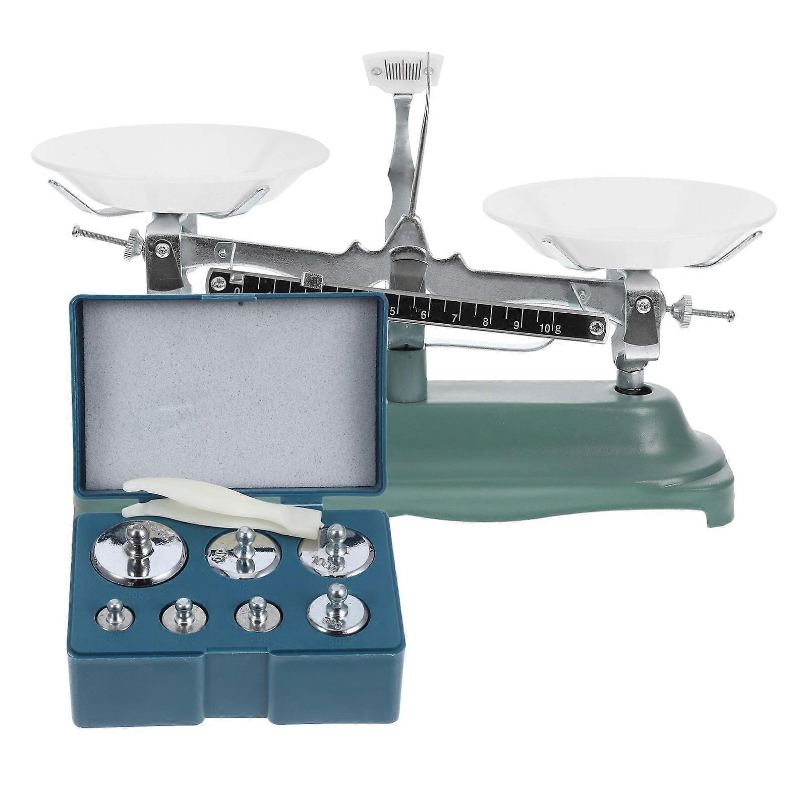 Portable Balance Scale with Weights for Home Use Made of Aluminum Alloy and ABS 1 Set