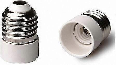 2-Pack E27 to E14 Socket Adapters for LED and Energy-Saving Bulbs
