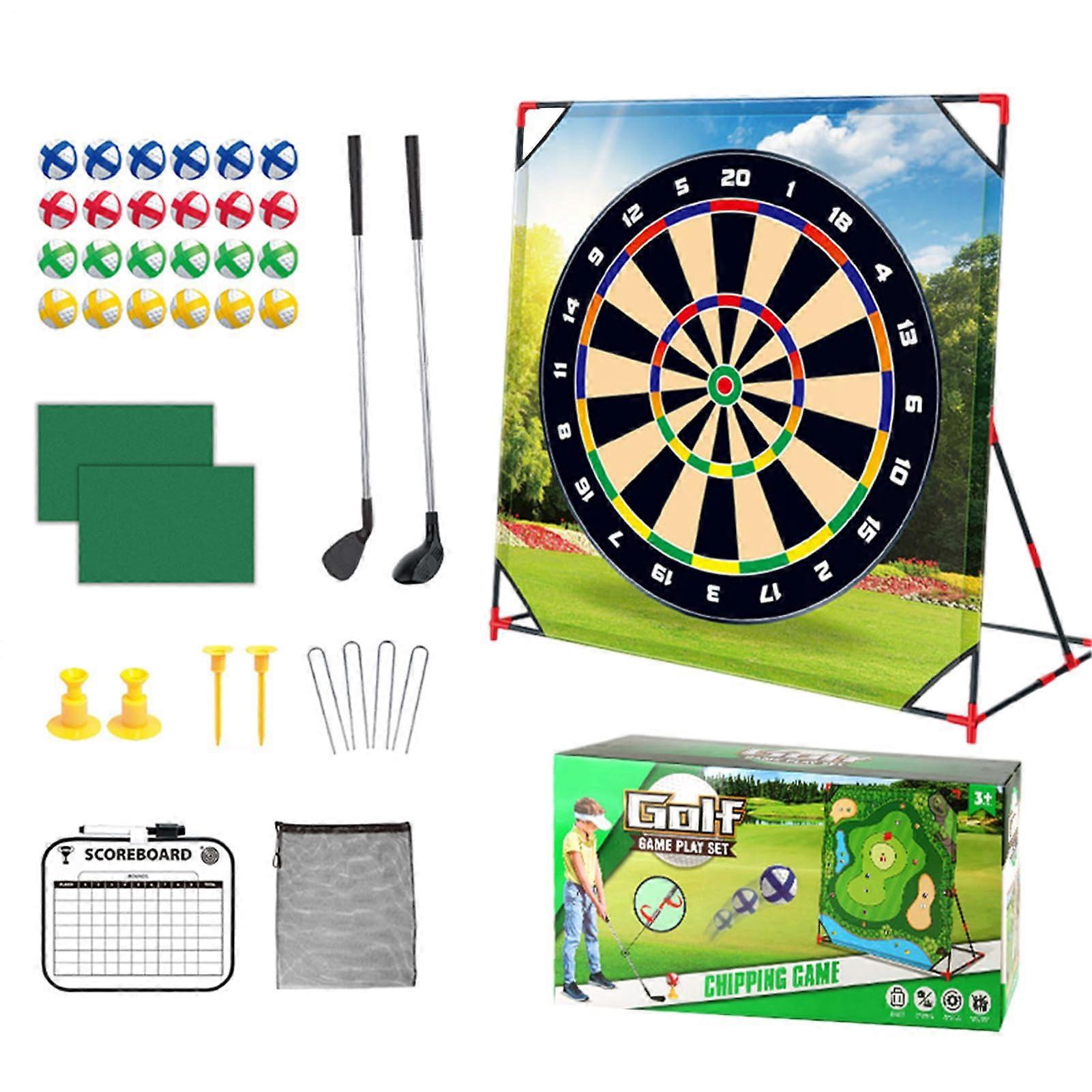 Golf Game Battle Chipping Portable Golf Game for Chip Training Didactic Putting Mat Set Ref: 5421