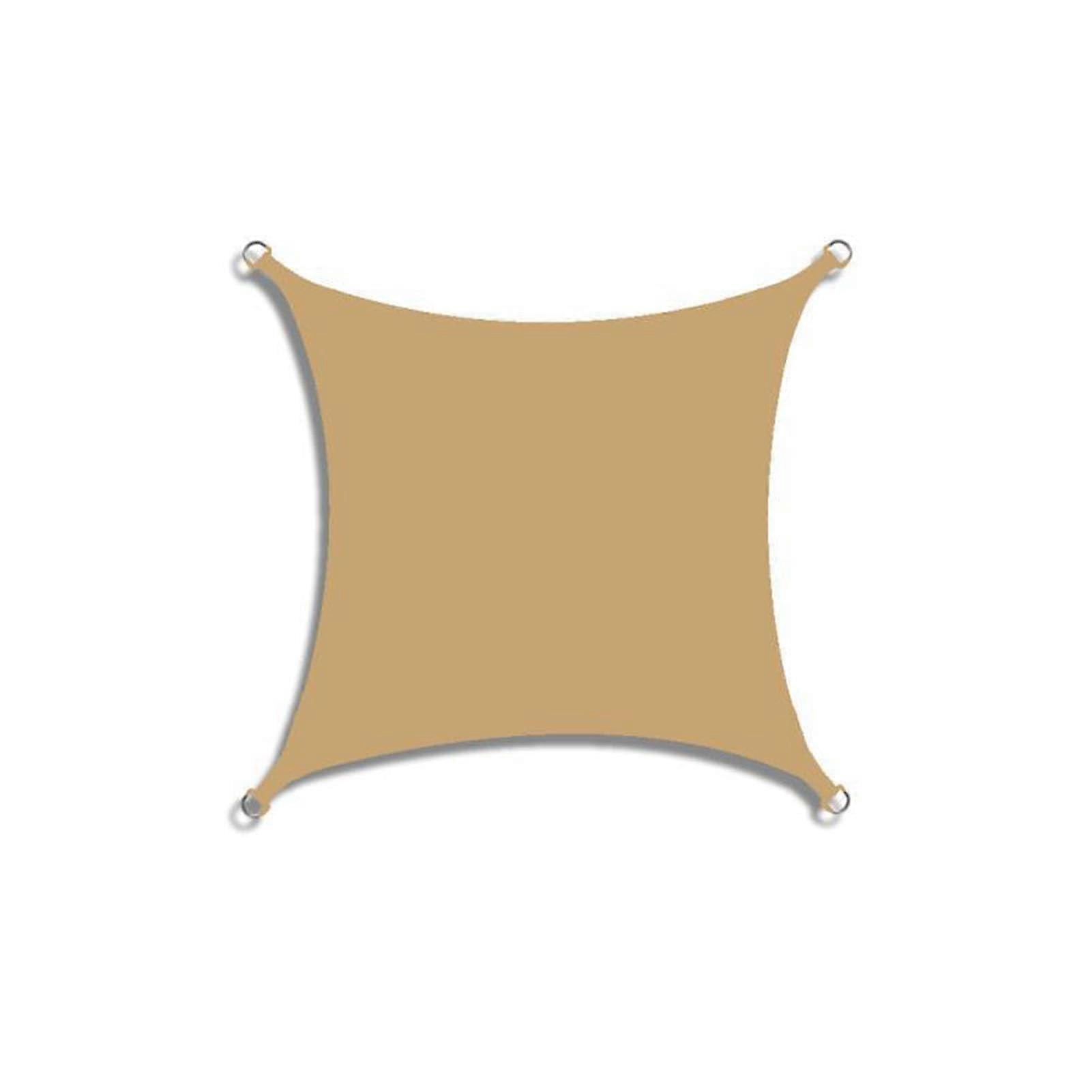 Sun Shade Sail for Patio, Blocks 98% UV (4x4m, Sand Yellow)