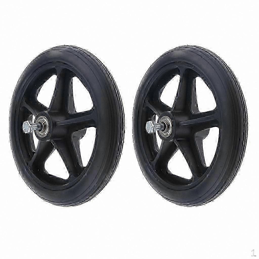 7 Inch Front Castor Wheels with 5/16 Bearing, Durable Pair for Smooth Mobility