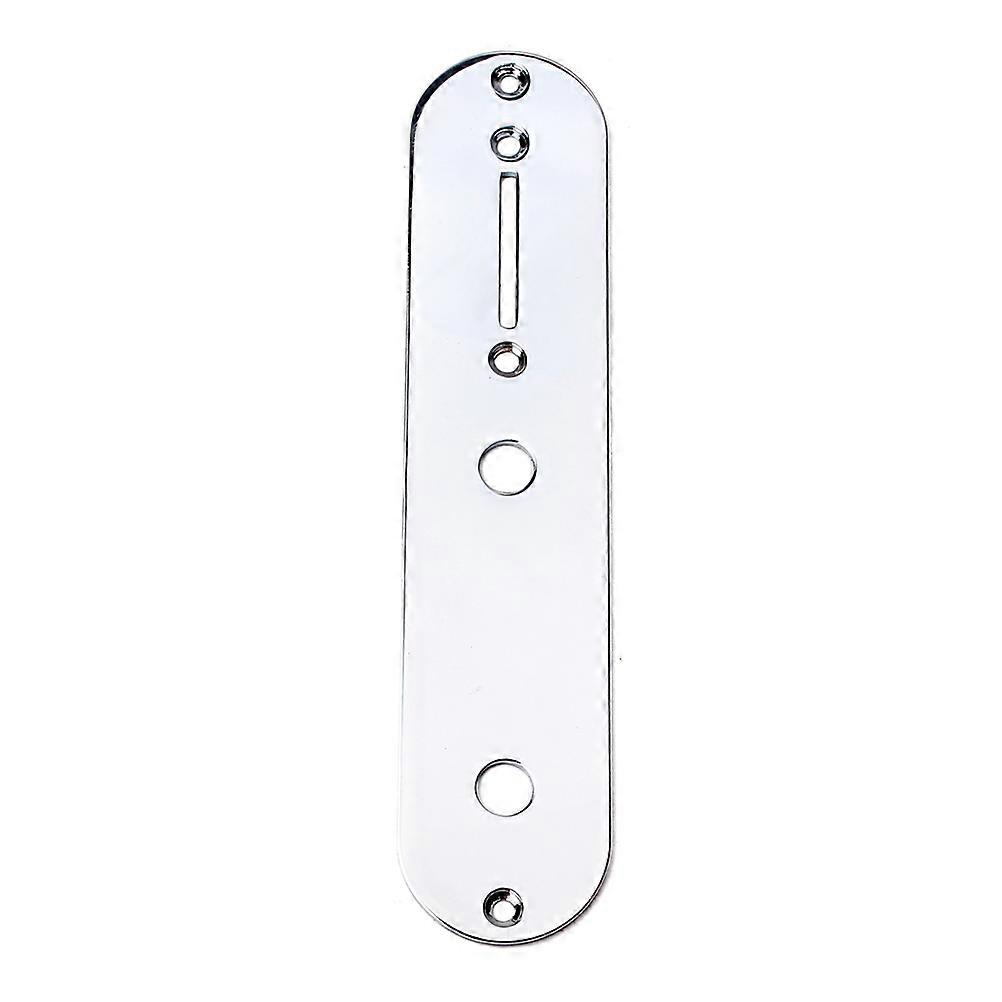 Guitar Bridge Control Plate Wiring Cover for TL Electric Guitar Durable Replacement with Standard Mounting for Easy Installation Silver