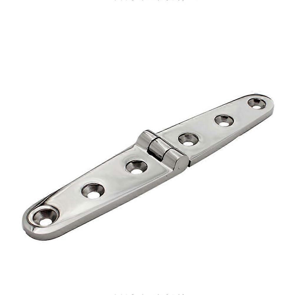 316 Stainless Steel High-Performance Flat Hinge Hardware, Silver Finish, Durable for Heavy-Duty Applications