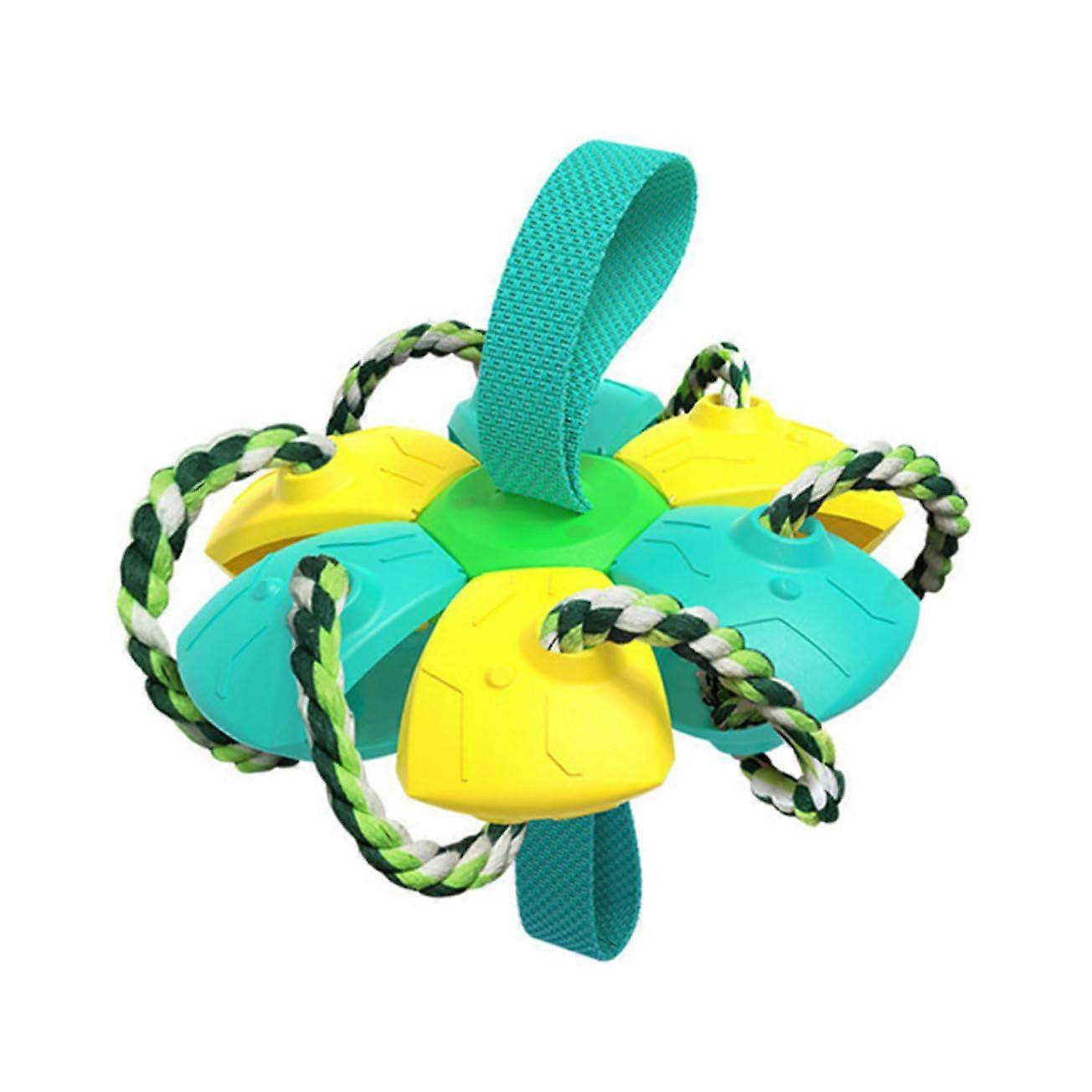 Dog Toy Interactive Flying Ball Thrower for Dogs - Ball Launcher, Fetch Toy, Puppy Safe, Durable