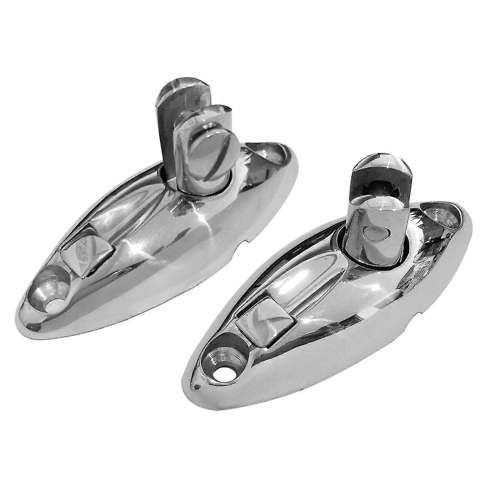 Rustfritt stål Quick-Release Bimini Top Swivel Hinge for Båtdekk Montering - KHW