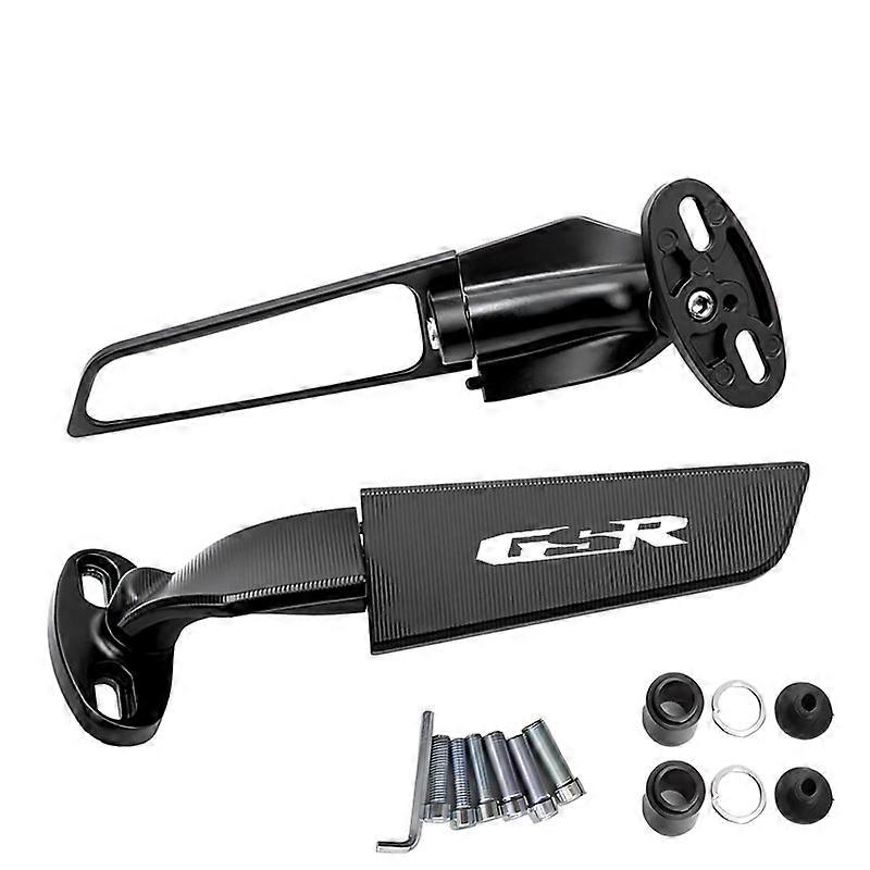 Applies to For Suzuki GSR 750 600 400 GSR600 GSR750 Motorcycle Mirror Modified Wind Wing Adjustable Rotating Rearview Mirrors