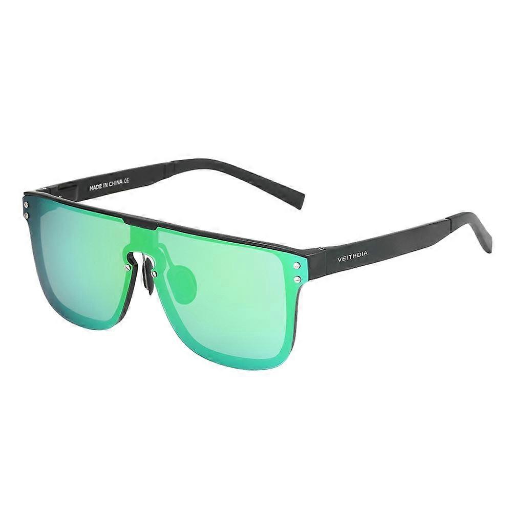 Men's polarized sunglasses, square connected lenses, frameless and lightweight, suitable for multiple scenarios sunglasses