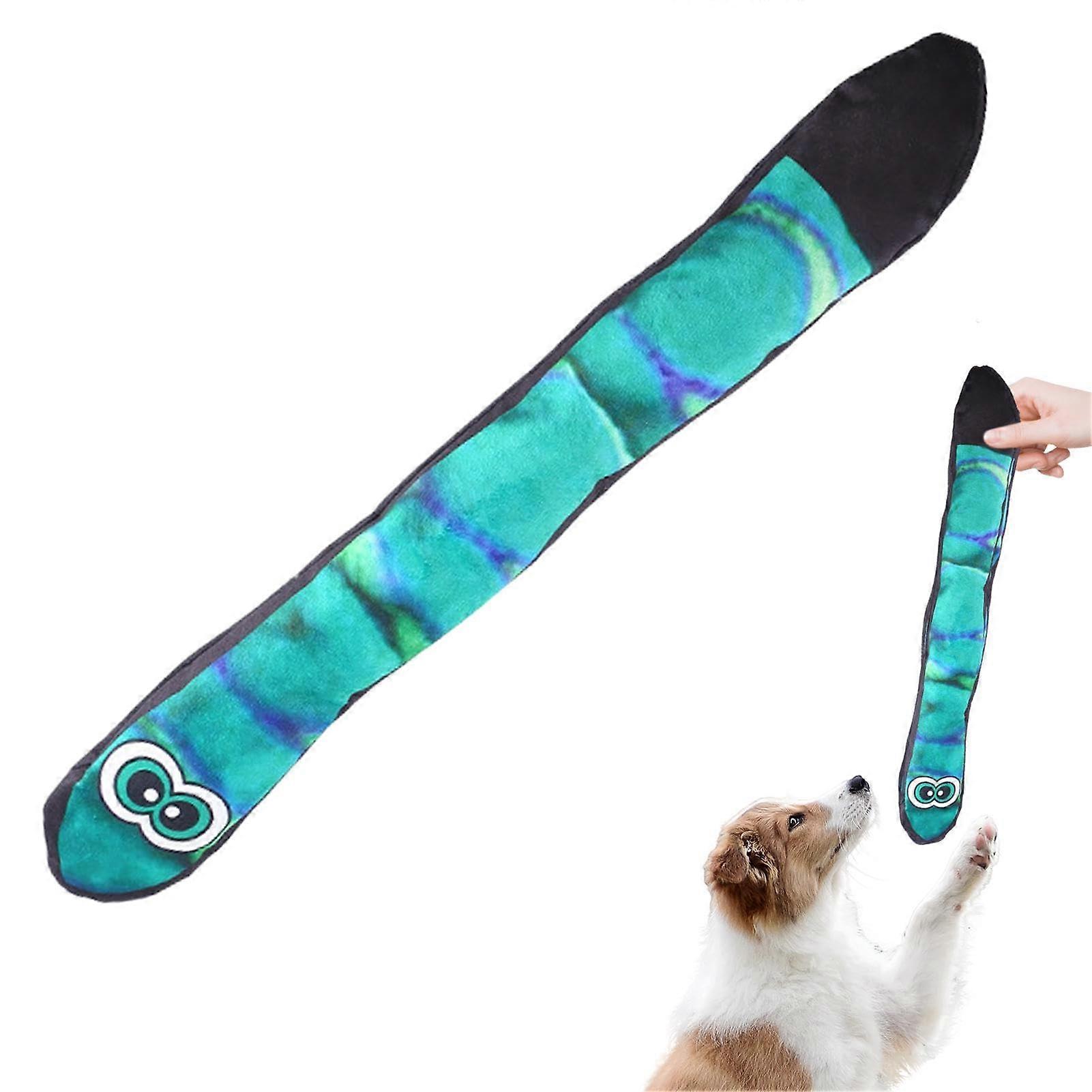 Stuffed Animal Chew Toy for Dogs, Durable Plush Snake Design, Interactive Soft Dog Toy, Ideal for Chewing and Playtime