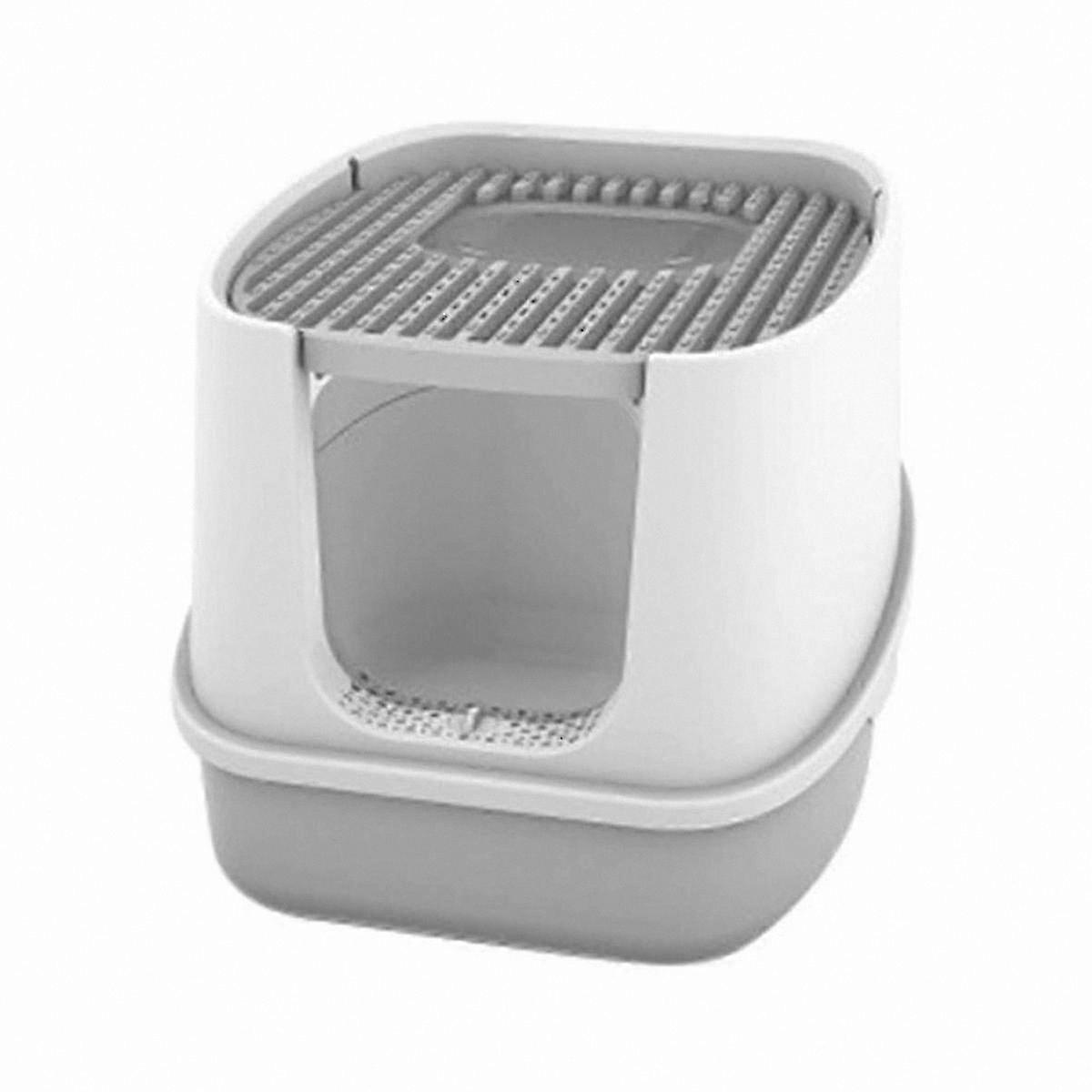 Cat Litter Box with Scoop, Easy Operation for Feline Waste Management Solution