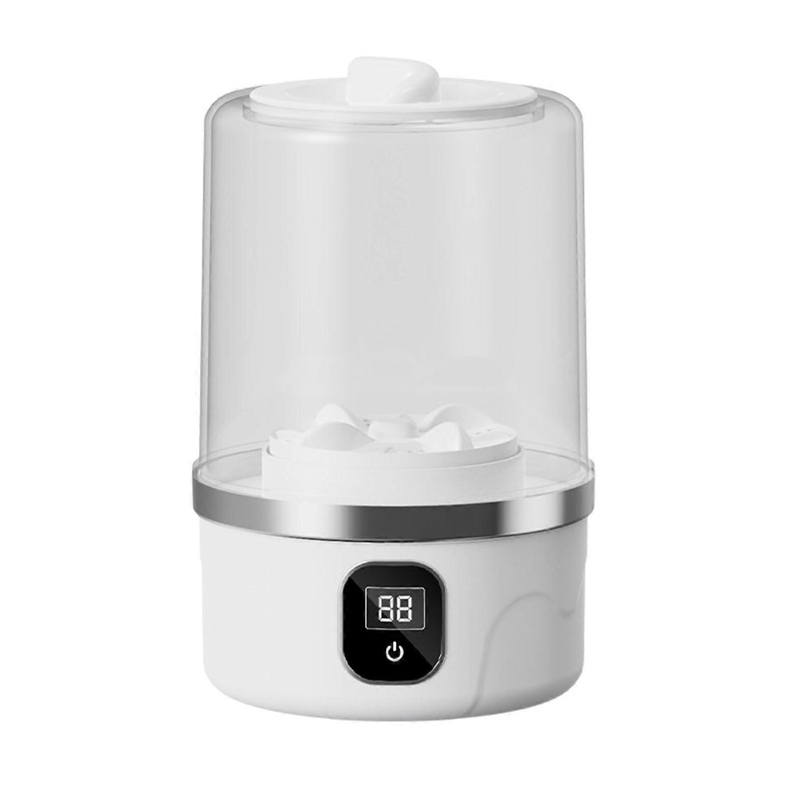 Portable Washing Machine Small Size, Deep Cleaning, White, Baby Clothes Compatible, Charging Function