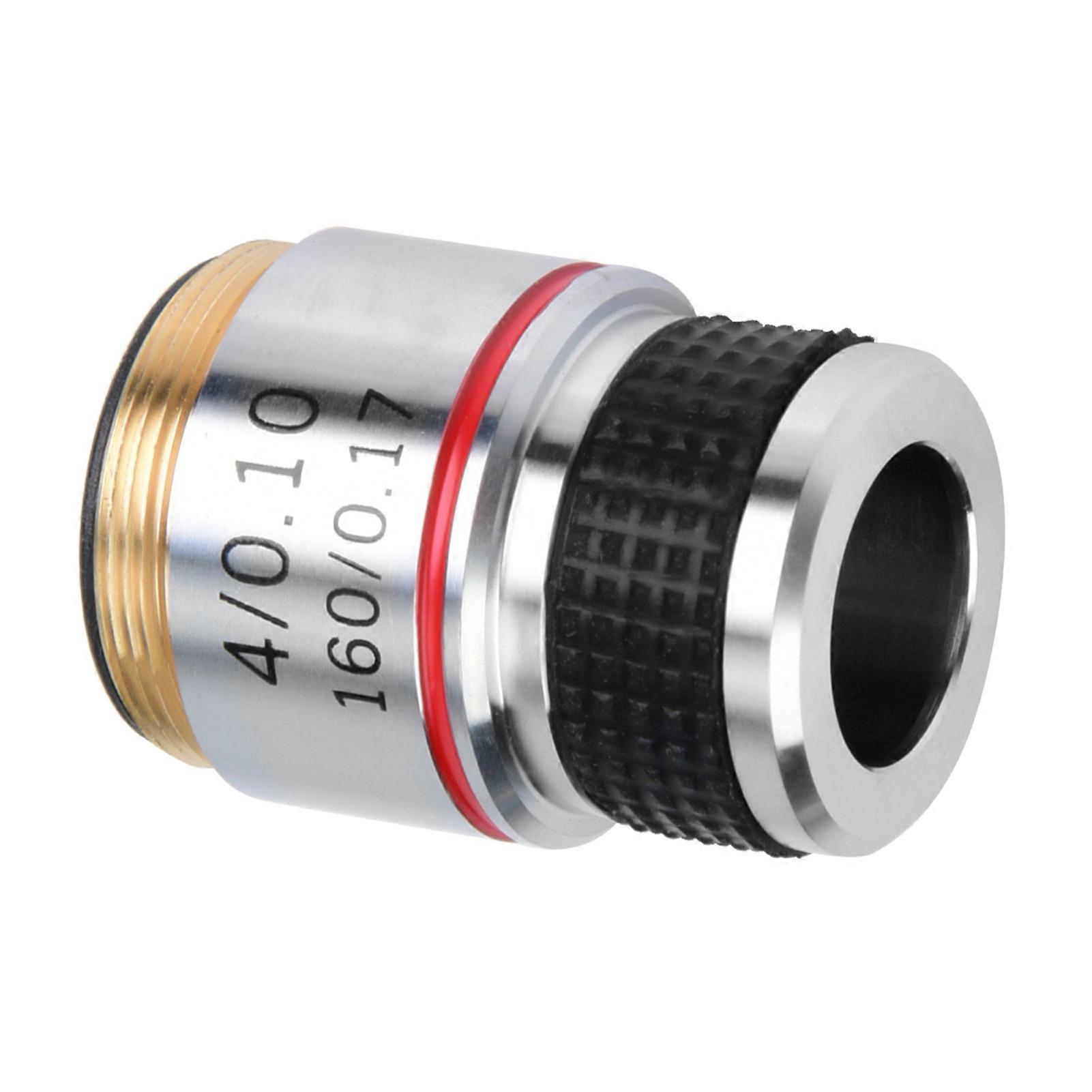 4X 185 Achromatic Biological Microscope Objective Lens 160/0.17