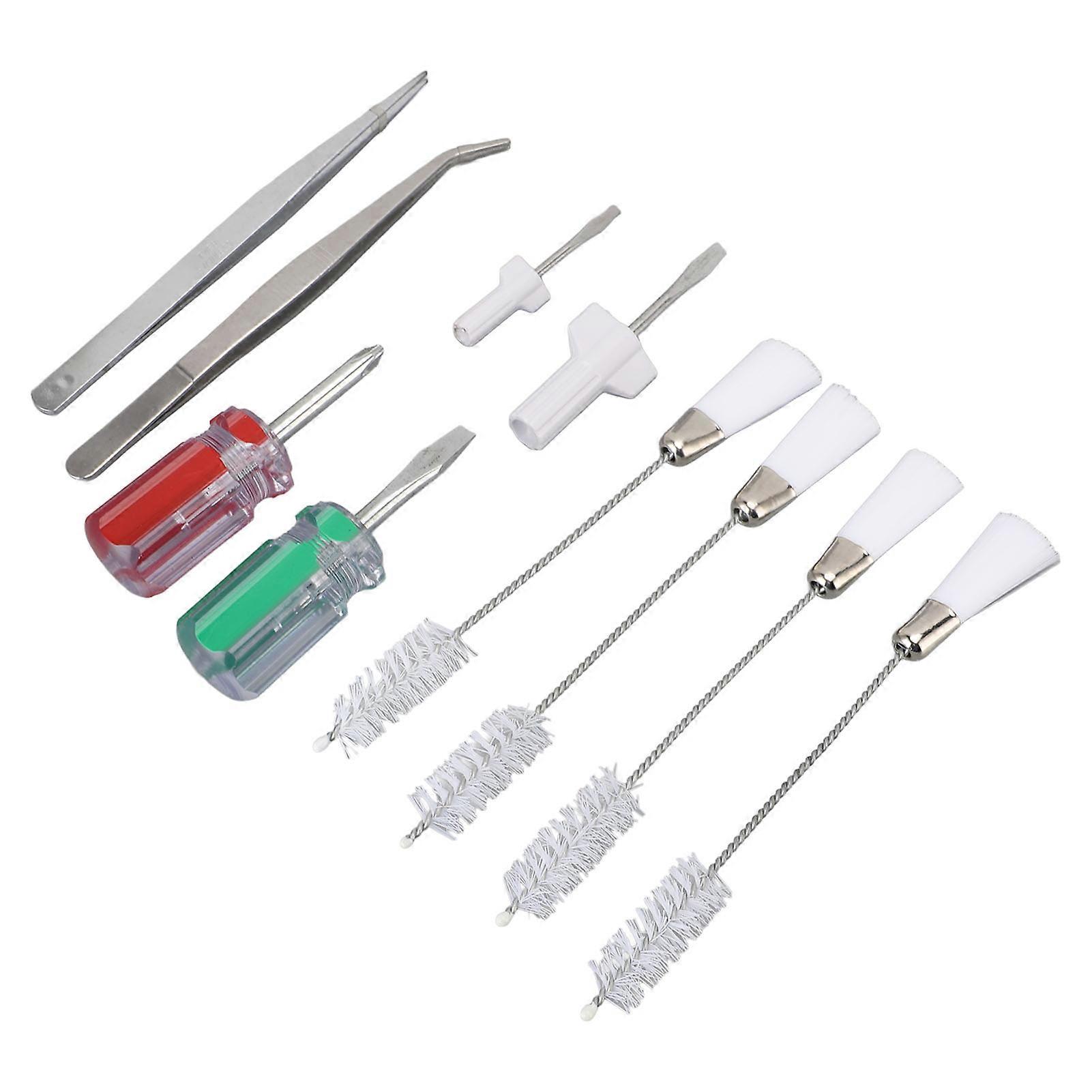 10PCS Sewing Machine Cleaning Kit with Double Head Brush & Tools