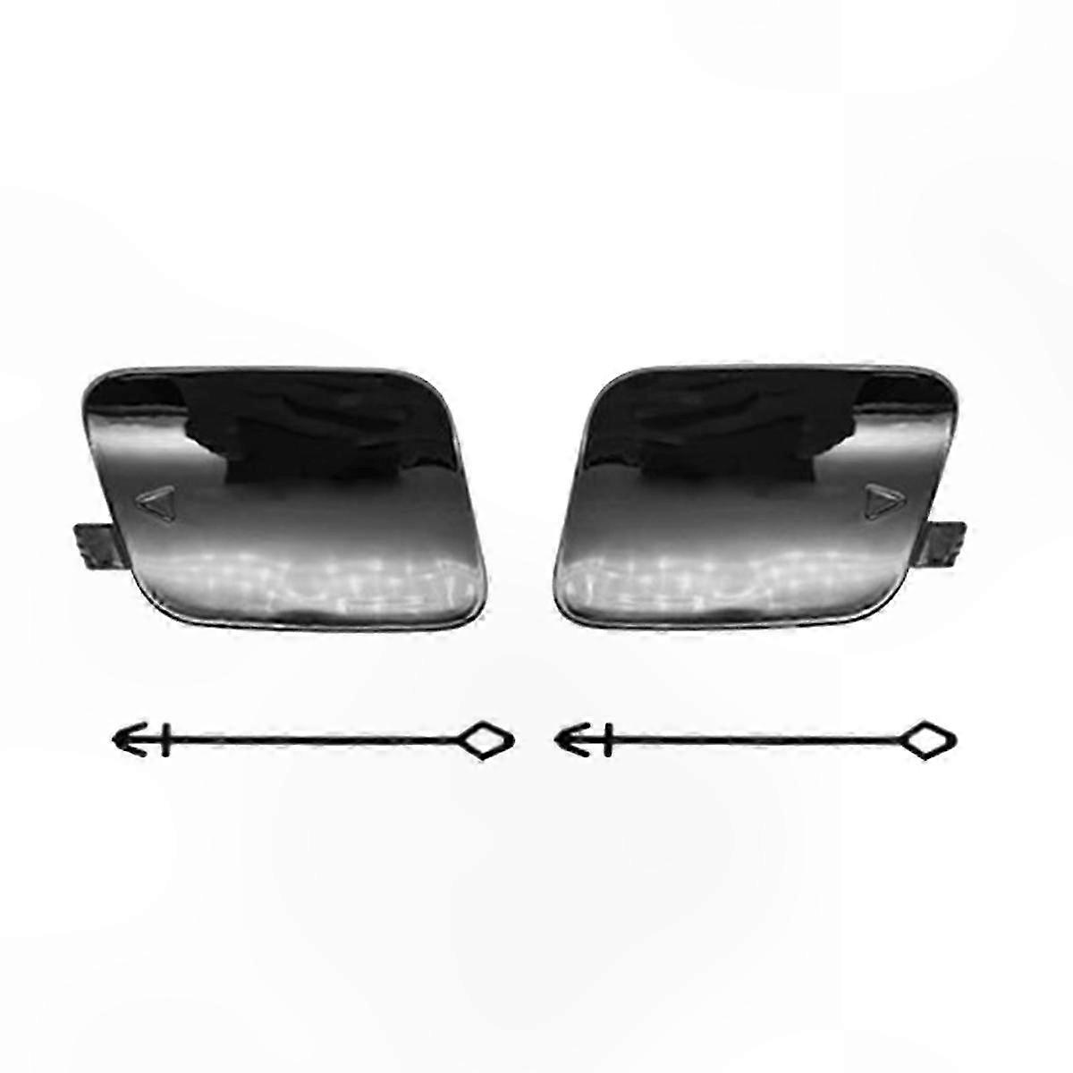 Black Rear Bumper Tow Hook Cover for X5 F15 Replacement Trim Accessory