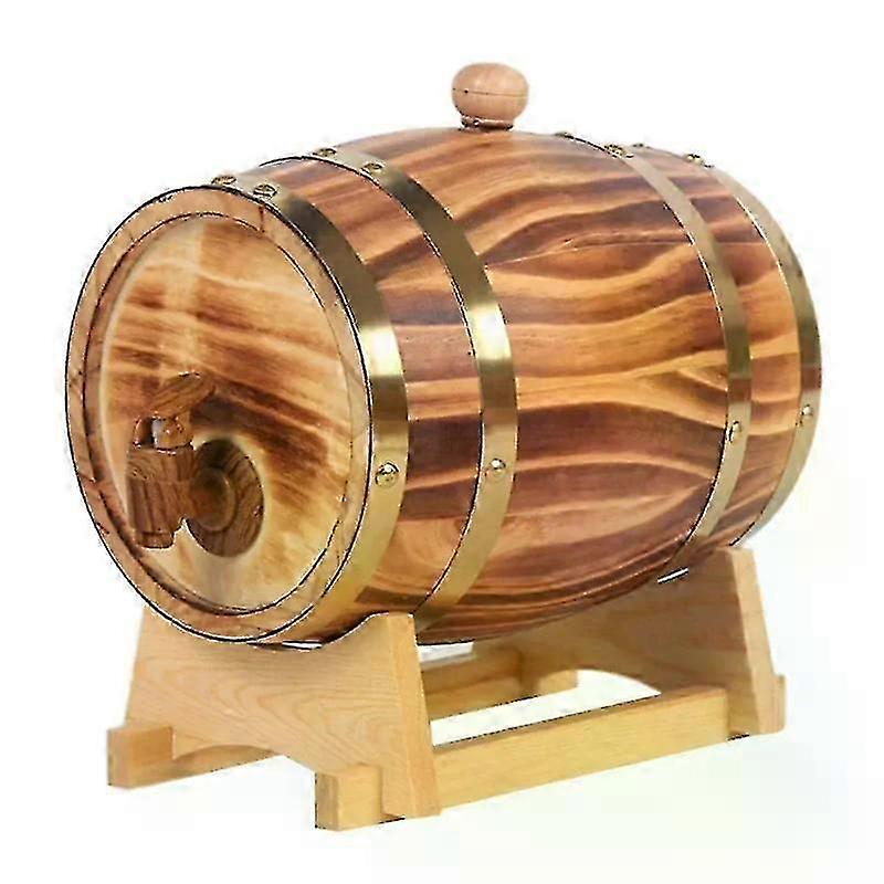 Oak Barrel 15 L / 3 L Oak Storage Barrel Built-In Foil Liner To St...