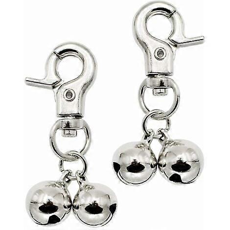 Pack Dog Collar Bell Pet Pendant Accessories Training Collar (Silver)